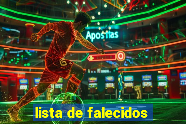 lista de falecidos