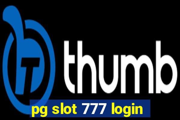 pg slot 777 login