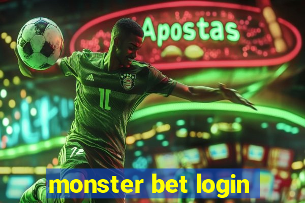 monster bet login