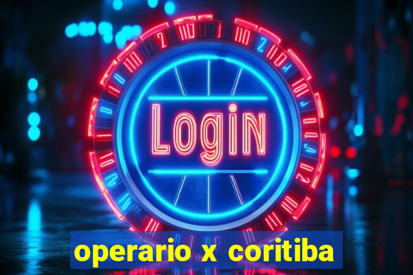 operario x coritiba