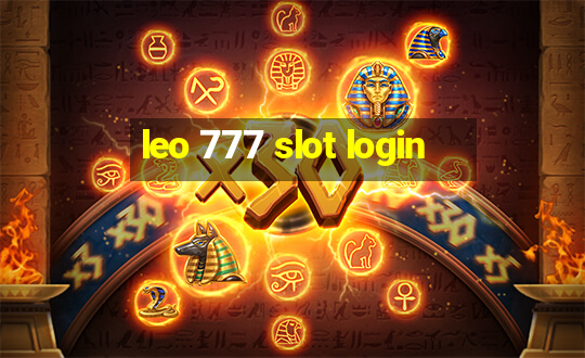 leo 777 slot login