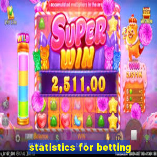 statistics for betting