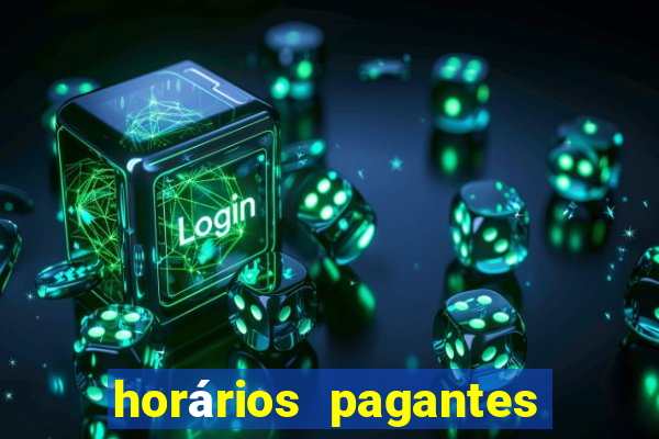 horários pagantes do fortune tiger