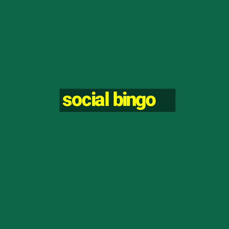 social bingo