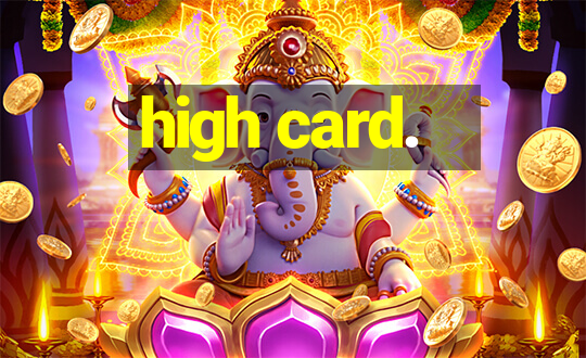 high card.