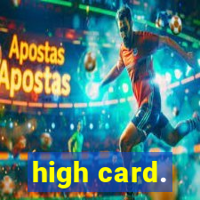 high card.