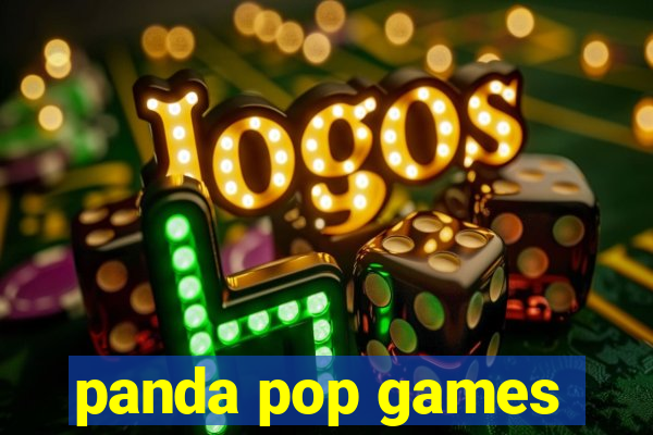 panda pop games