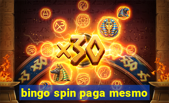 bingo spin paga mesmo