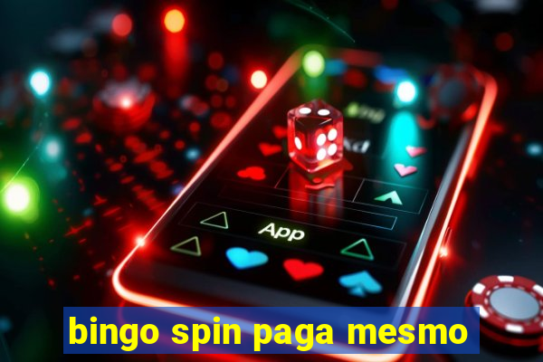 bingo spin paga mesmo