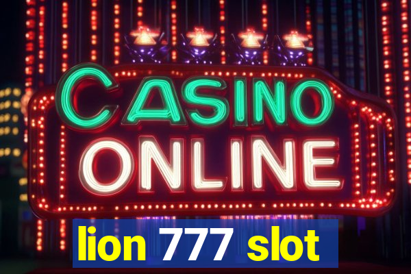 lion 777 slot