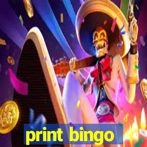 print bingo