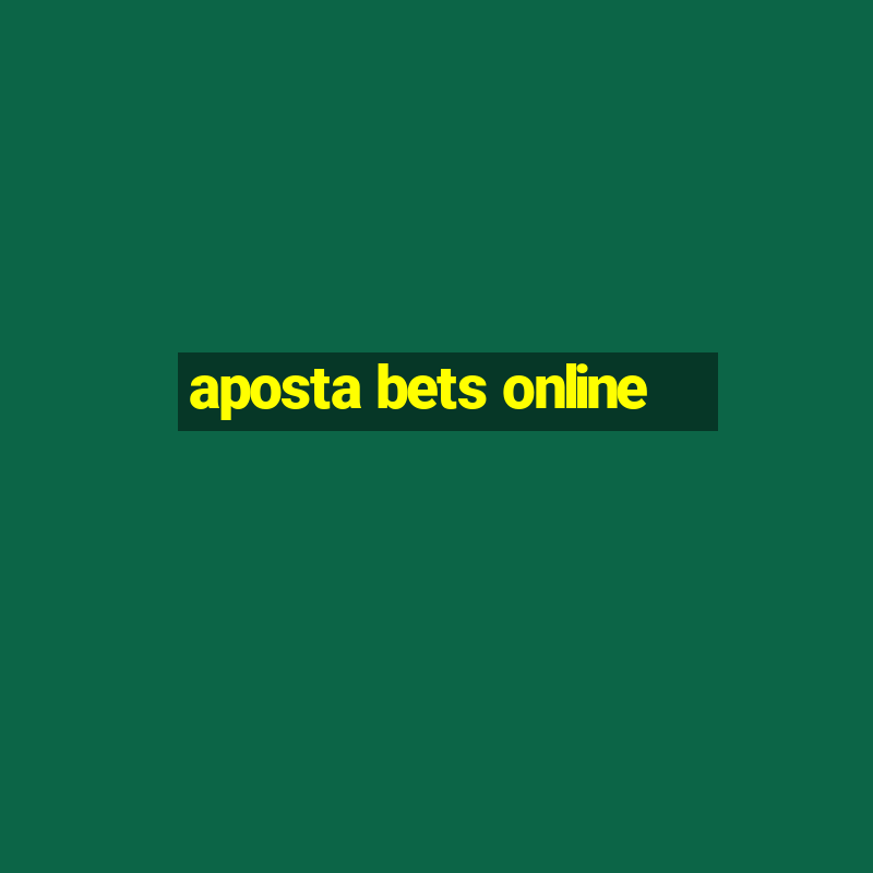 aposta bets online