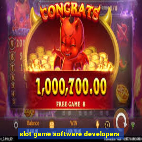 slot game software developers