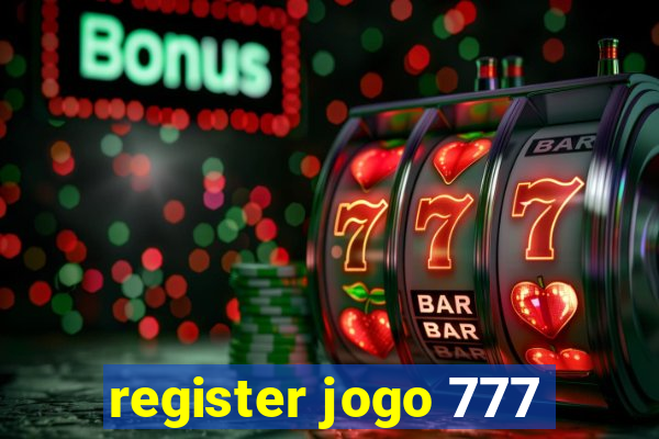 register jogo 777