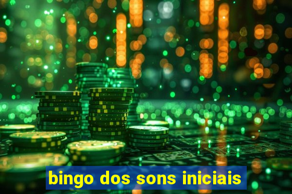 bingo dos sons iniciais