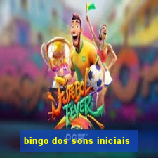 bingo dos sons iniciais