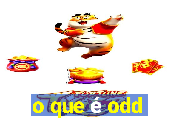 o que é odd