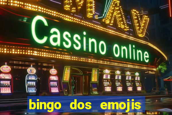 bingo dos emojis para imprimir