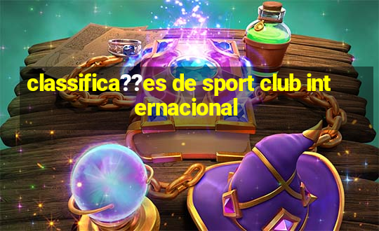 classifica??es de sport club internacional