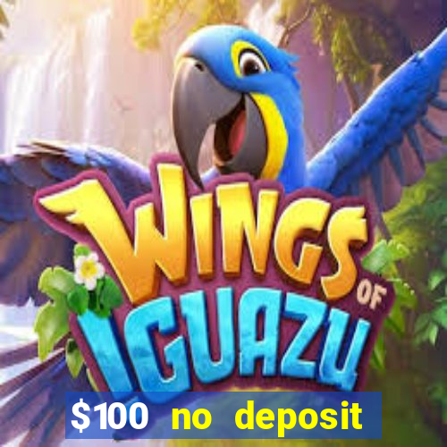 $100 no deposit bonus codes casino