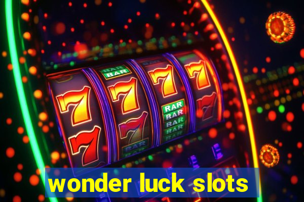 wonder luck slots