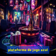 plataforma de jogo azul