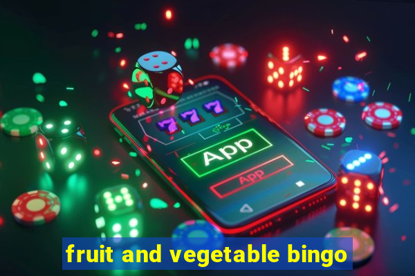 fruit and vegetable bingo