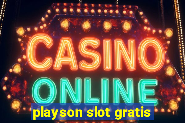 playson slot gratis