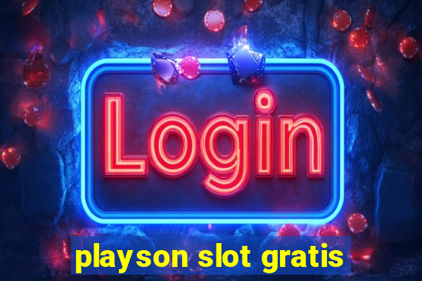 playson slot gratis