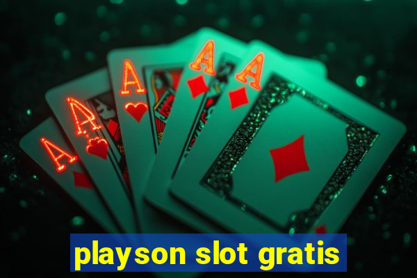 playson slot gratis