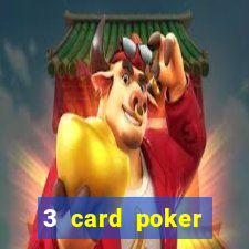 3 card poker casino game