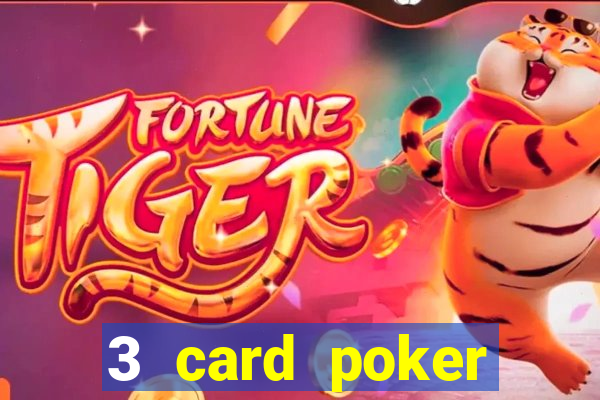 3 card poker casino game