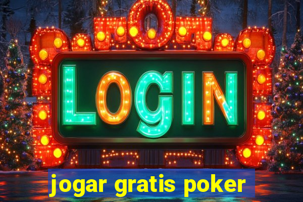 jogar gratis poker