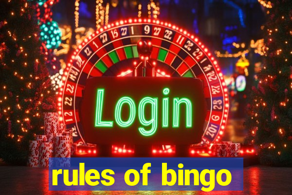 rules of bingo