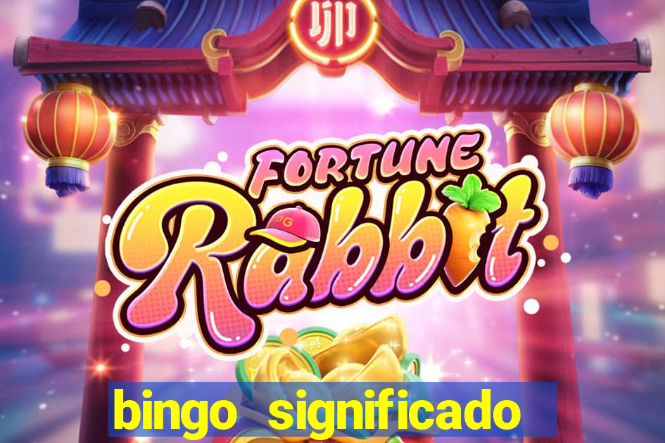 bingo significado da palavra