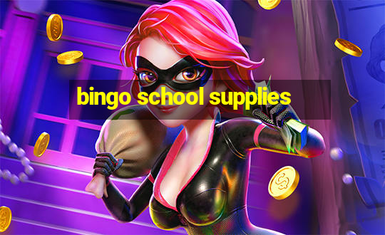 bingo school supplies