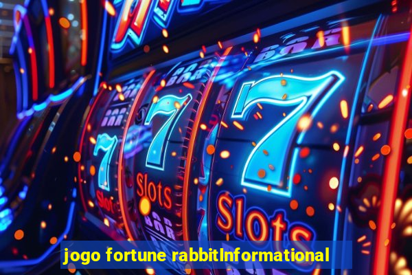 jogo fortune rabbitInformational