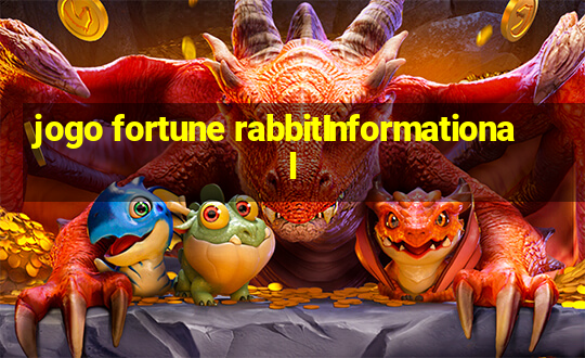 jogo fortune rabbitInformational