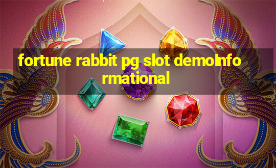 fortune rabbit pg slot demoInformational