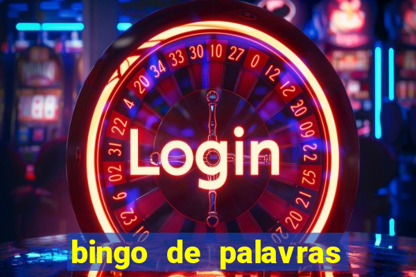 bingo de palavras de natal