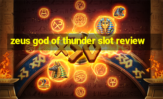 zeus god of thunder slot review