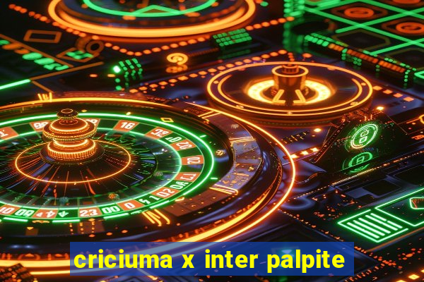 criciuma x inter palpite