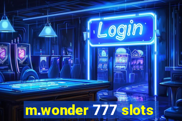 m.wonder 777 slots