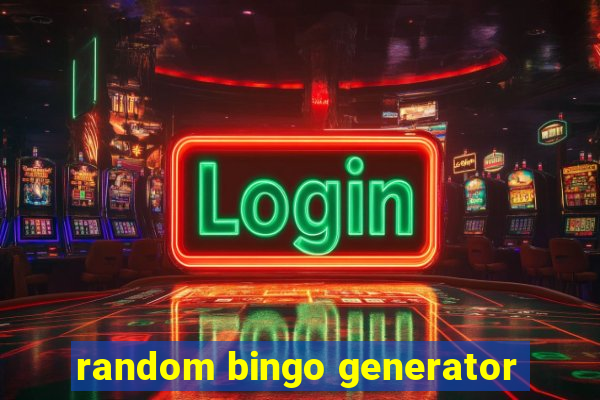 random bingo generator