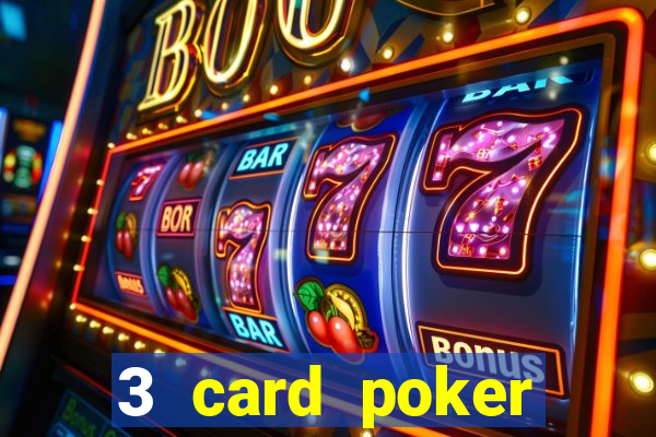 3 card poker casino rules