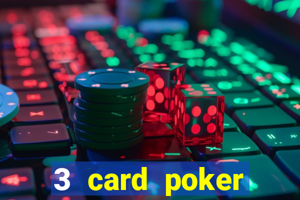 3 card poker casino rules