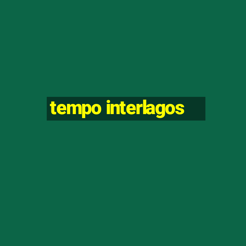 tempo interlagos