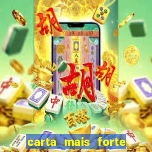 carta mais forte do poker