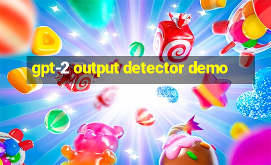 gpt-2 output detector demo