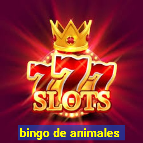 bingo de animales